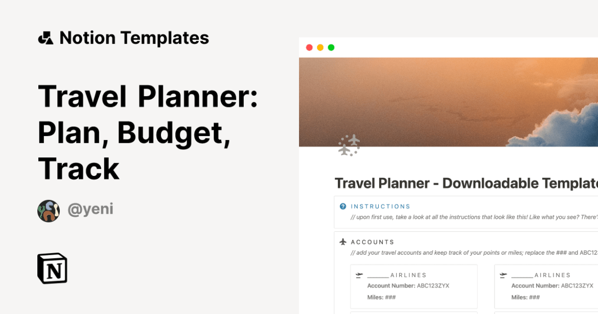 Travel Planning Track Tail Number