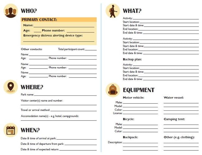 Travel Planning Vacation Schedule Template